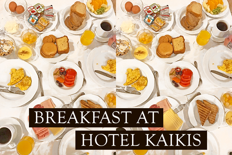 hotel kaikis breakfast
