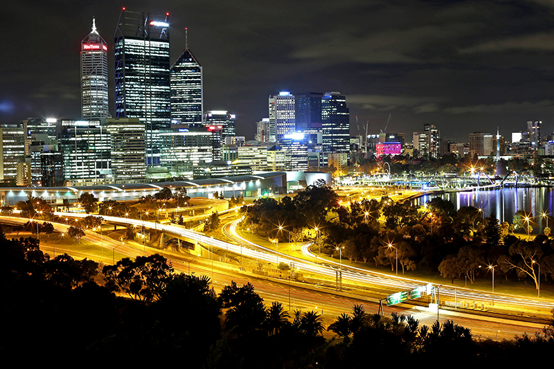 Perth City Skyline